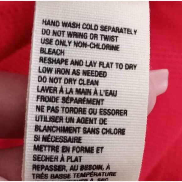 FREE PEOPLE LOLA LACE TRIM CORAL TOP SZ.M EUC. - Picture 11 of 11